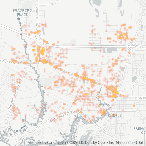 70460 Business Density Heatmap