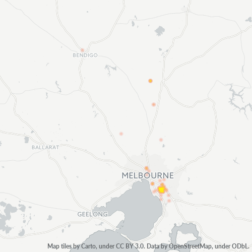 3169 Business Density Heatmap