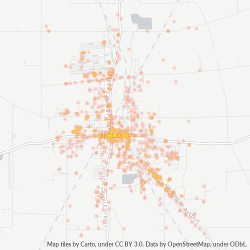 44875 Business Density Heatmap