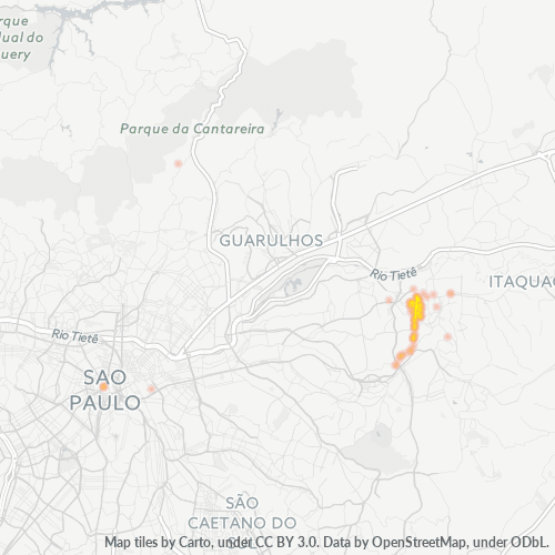 08020-000 Heatmap de Densidade da Empresa