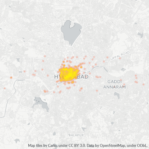 500012 Business Density Heatmap