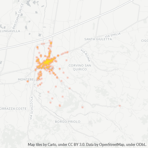 Mappa di calore per cap 27045