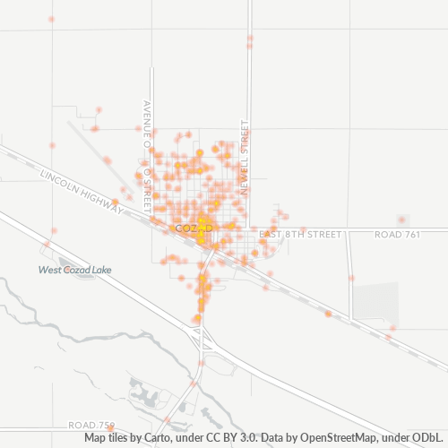 69130 Business Density Heatmap