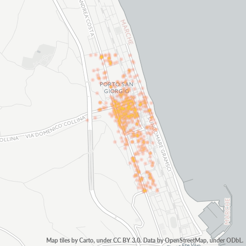 Mappa di calore per cap 63822