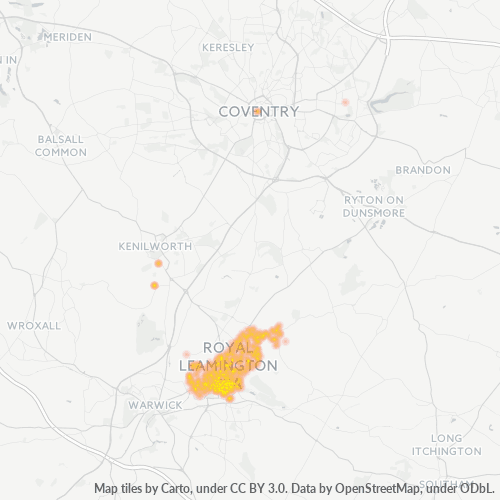 CV32 Business Density Heatmap
