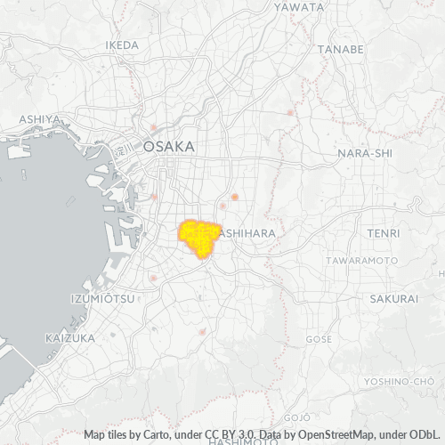 580 事業密度ヒートマップ