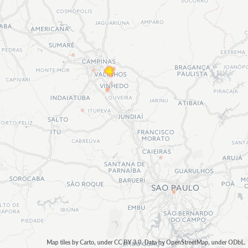 13272-000 Mapa de calor de densidad empresarial