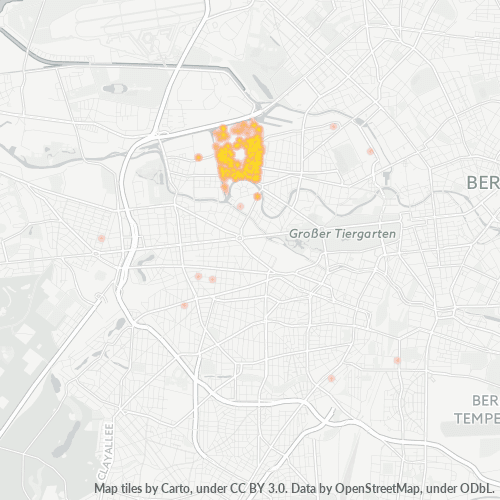Heatmap für plz 10553