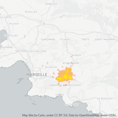 13400 Mapa de densitat de negocis 13400 Mapa de densitat de negocis