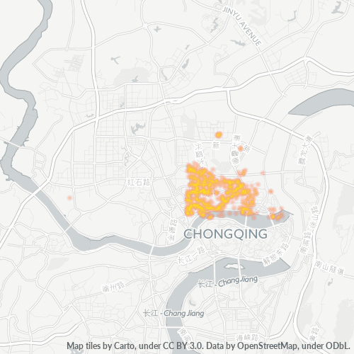 400023 企业密度热图