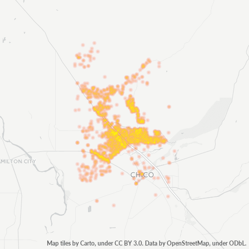 95973 Business Density Heatmap