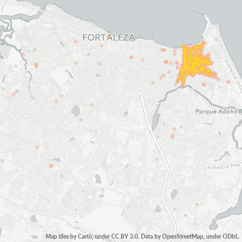 60175-000 Heatmap de Densidade da Empresa