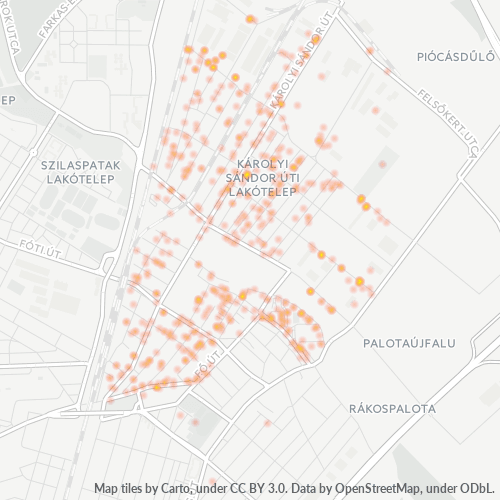 1151 Vállalati sűrűségi térkép