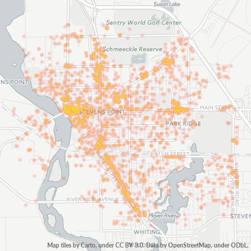 54481 Business Density Heatmap