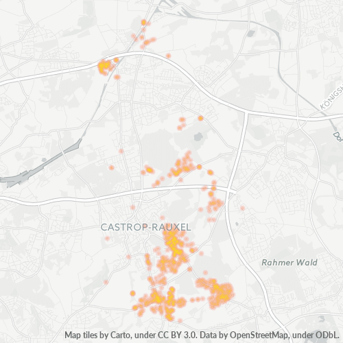 Heatmap für plz 44577
