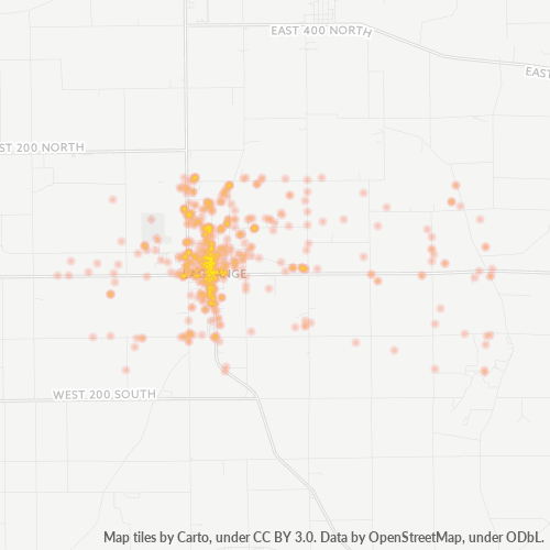46761 Business Density Heatmap