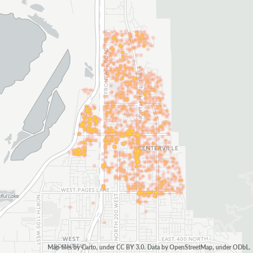 84014 Business Density Heatmap