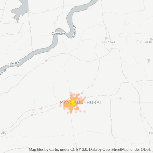 609001 Business Density Heatmap