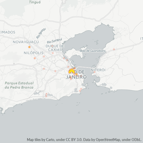20930-000 Heatmap de Densidade da Empresa