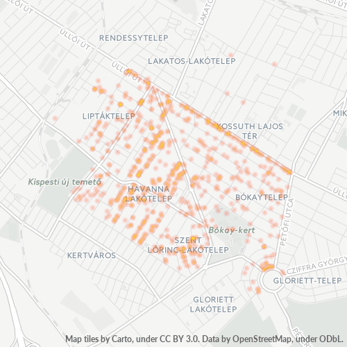 1181 Vállalati sűrűségi térkép
