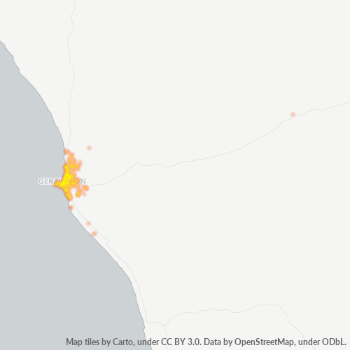 6530 Business Density Heatmap
