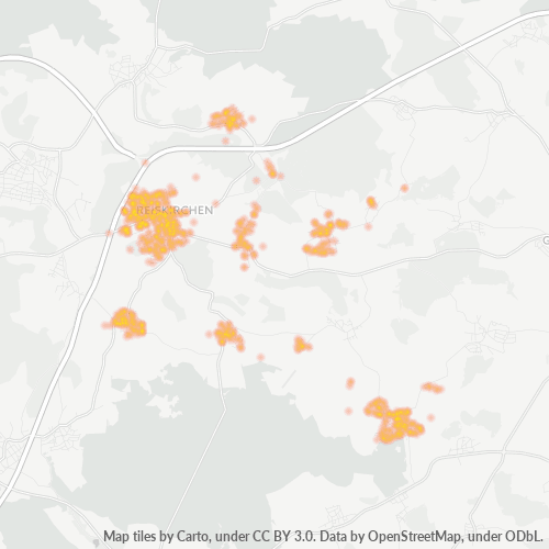 Heatmap für plz 35447