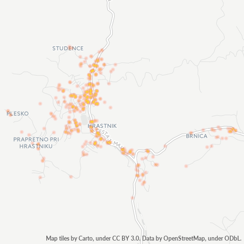 1430 Zemljevid gostote poslovanja