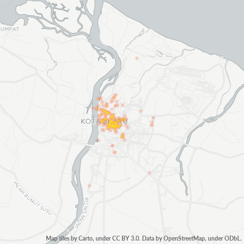 15300 Heatmap Ketumpatan Perniagaan