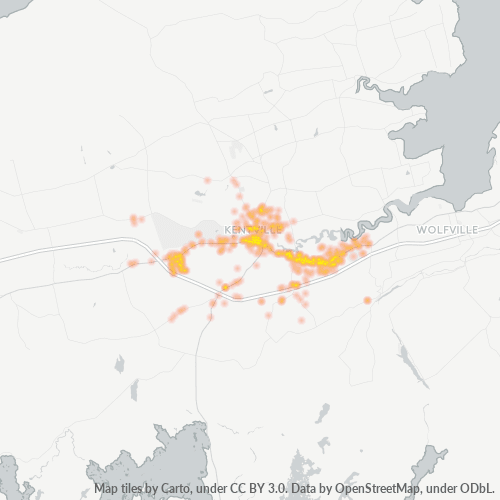 B4N Thermocarte de densité d'activité
