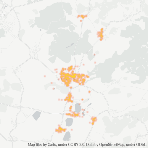 Heatmap für plz 35410