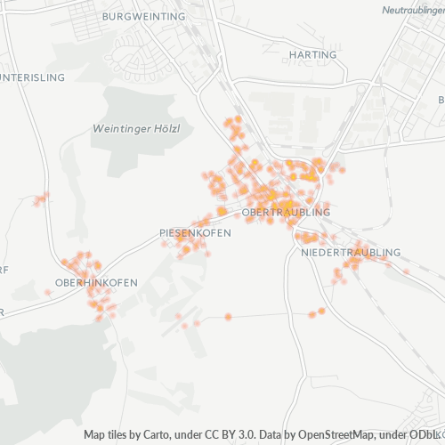 Heatmap für plz 93083