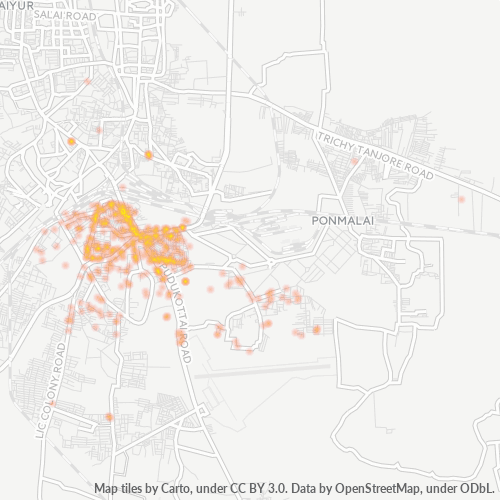 620020 Business Density Heatmap
