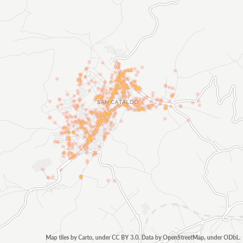 Mappa di calore per cap 93017