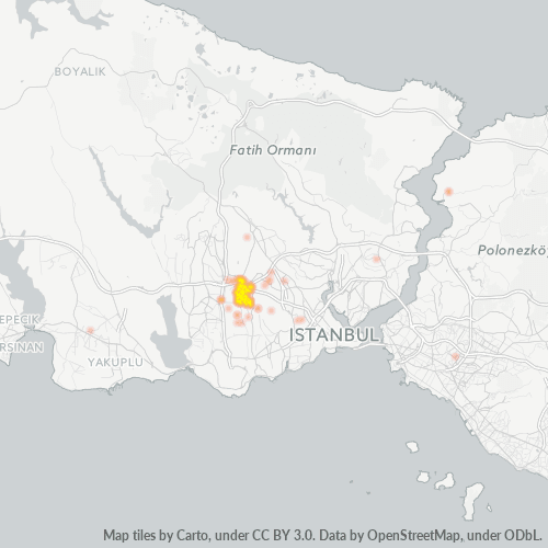34214 Şirket Yoğunluğu Isı Haritası