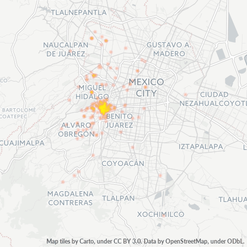 11870 Mapa de calor de densidad empresarial