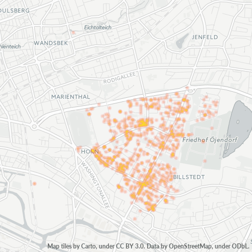 22119 Standortdichte-Heatmap