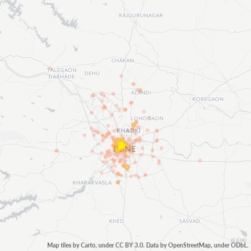 411005 Business Density Heatmap