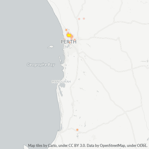 6064 Business Density Heatmap