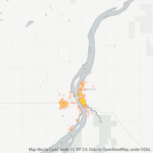 T8S Business Density Heatmap
