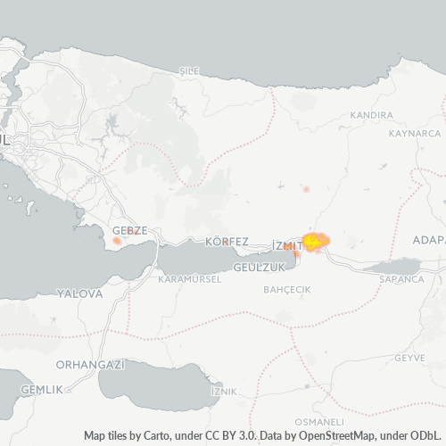 41310 Şirket Yoğunluğu Isı Haritası