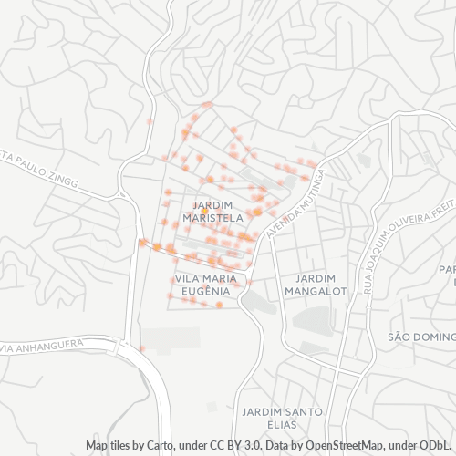 05159-000 Mapa de calor de densidad empresarial