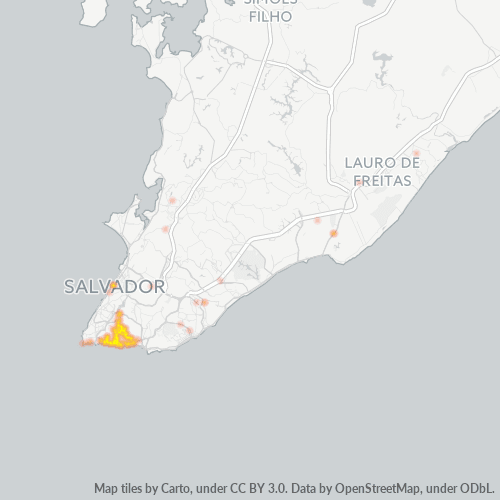 40170-000 Heatmap de Densidade da Empresa