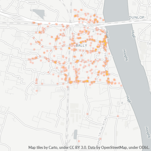 711201 Business Density Heatmap