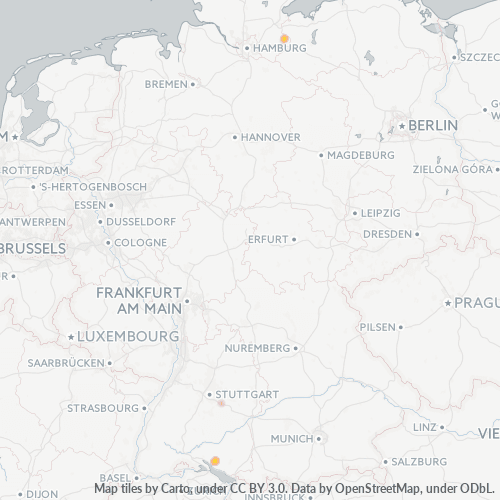 Heatmap für plz 88682