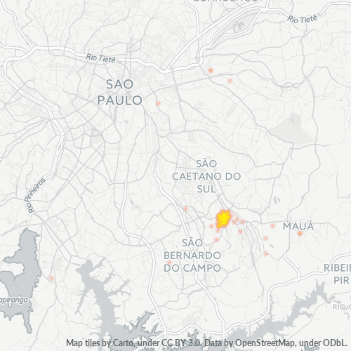 09040-000 Heatmap de Densidade da Empresa