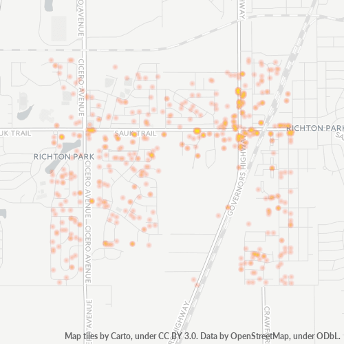 60471 Business Density Heatmap