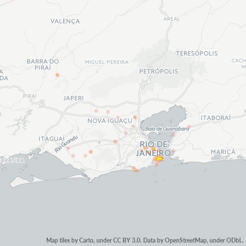 22290-000 Heatmap de Densidade da Empresa