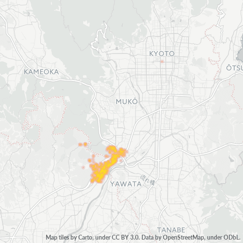 618 事業密度ヒートマップ