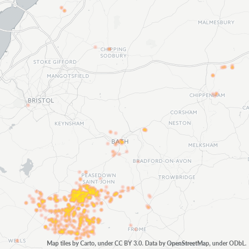 BA3 Business Density Heatmap