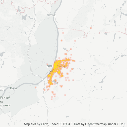 86-300 Mapa intensywności działalności gospodarczej